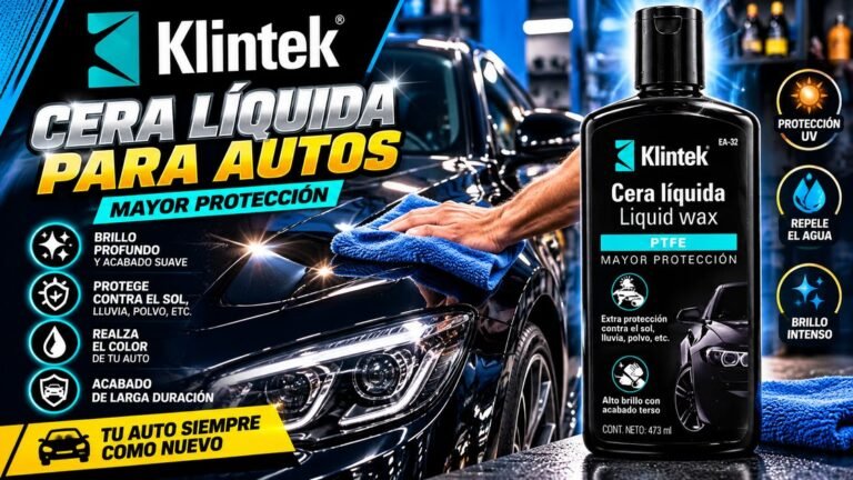 Cera líquida para autos Klintek 473 ml