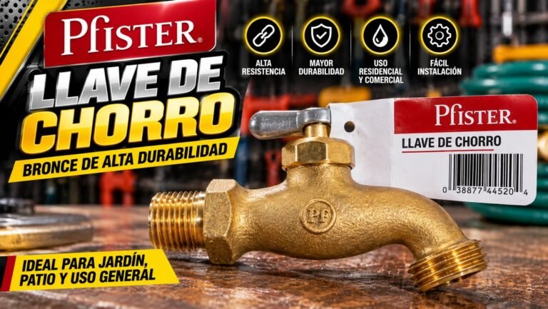 Llave de chorro Pfister de bronce