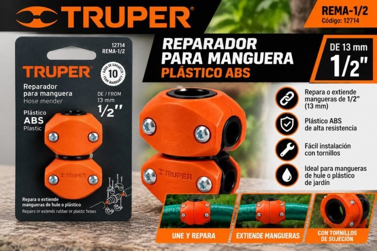 Unión reparadora para manguera Truper 1/2"