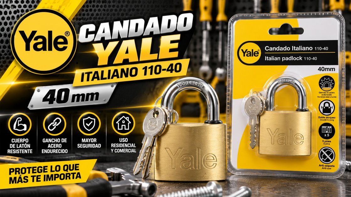 Candado Yale italiano 40 mm