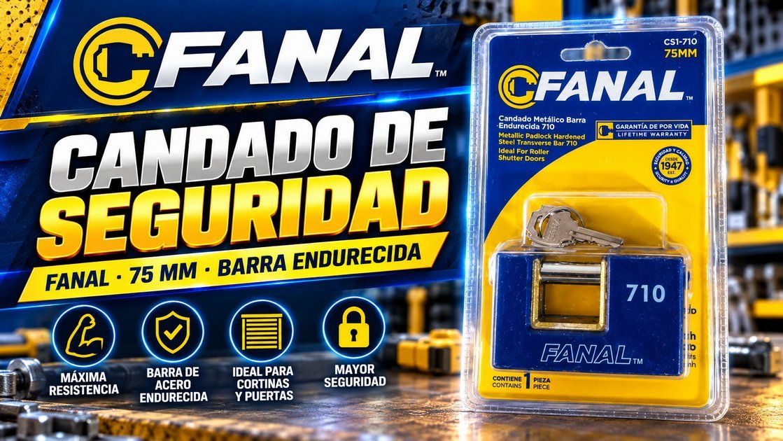 Candado de seguridad Fanal 75 mm