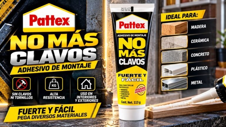 Pattex No Más Clavos, adhesivo de montaje